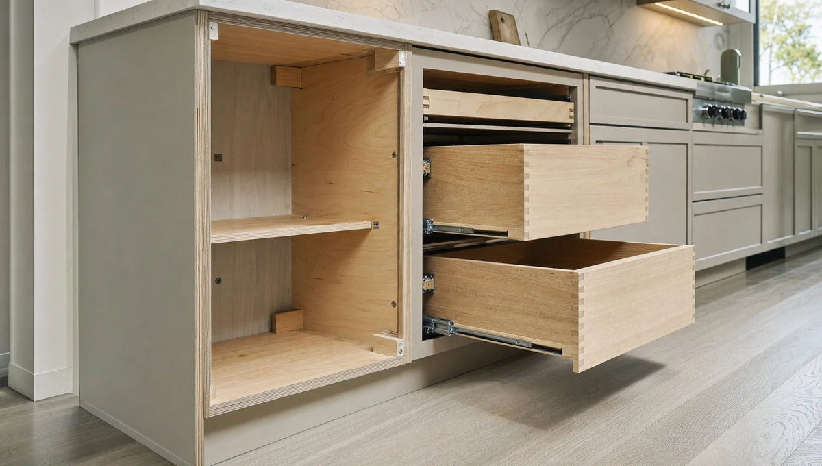 Kitchen cabinet box construction: Quality details worth paying for