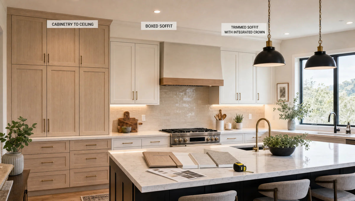 Kitchen cabinet soffits: Remove, keep, or redesign them?