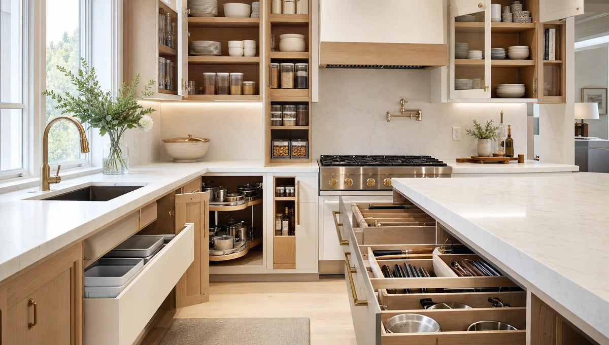 Kitchen Cabinet Organization Ideas That Make Everyday Storage Easier