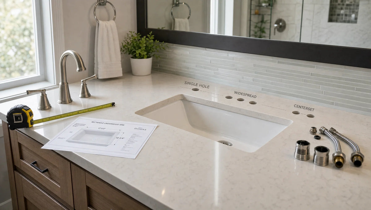 Bathroom vanity faucet compatibility: Plan the right fit before you buy