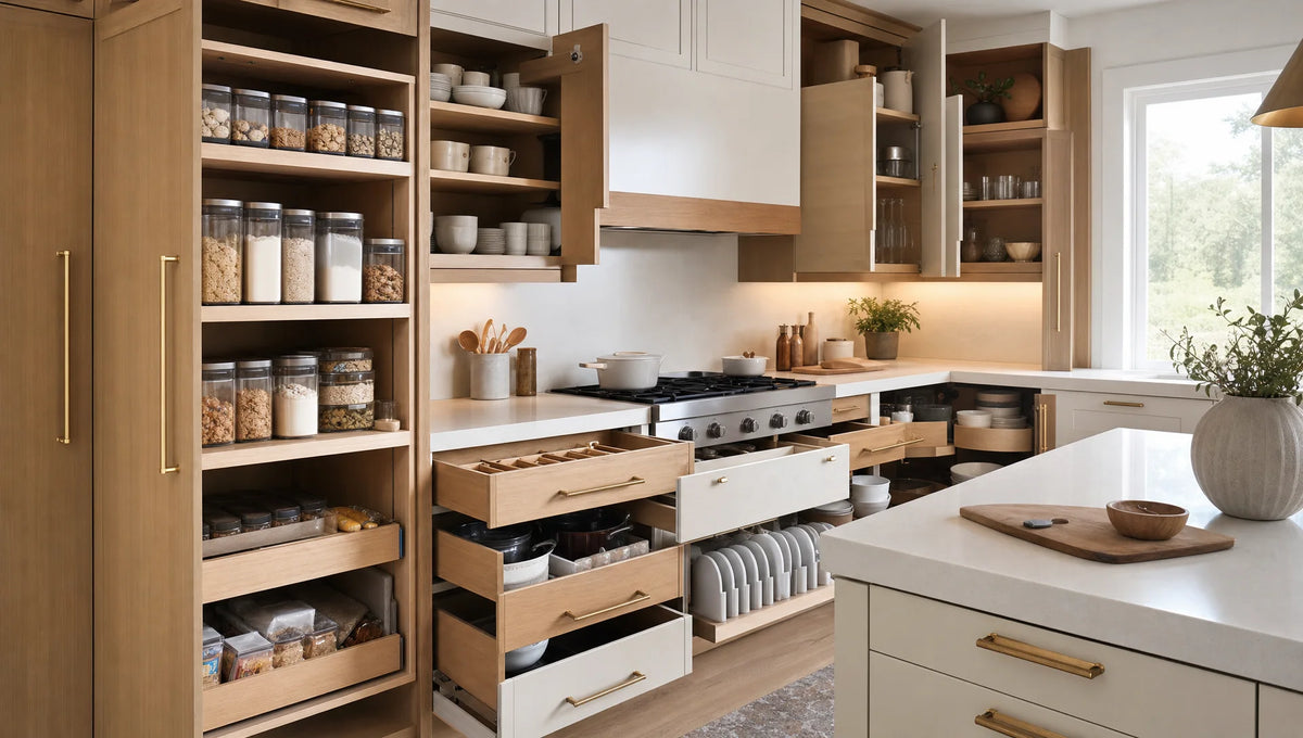Kitchen cabinet organization ideas that make everyday storage easier