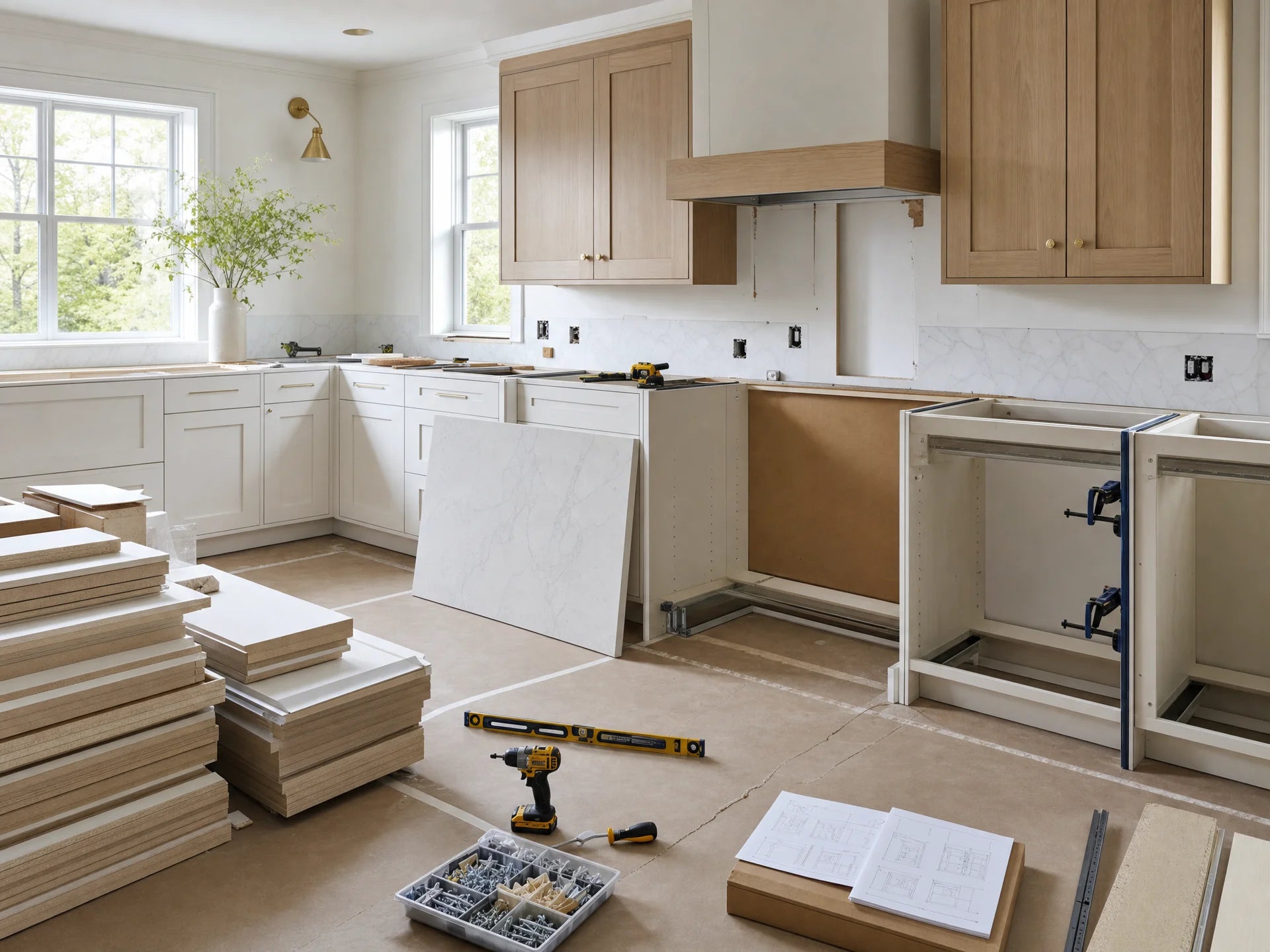 How Difficult Is It to Assemble RTA Kitchen Cabinets?