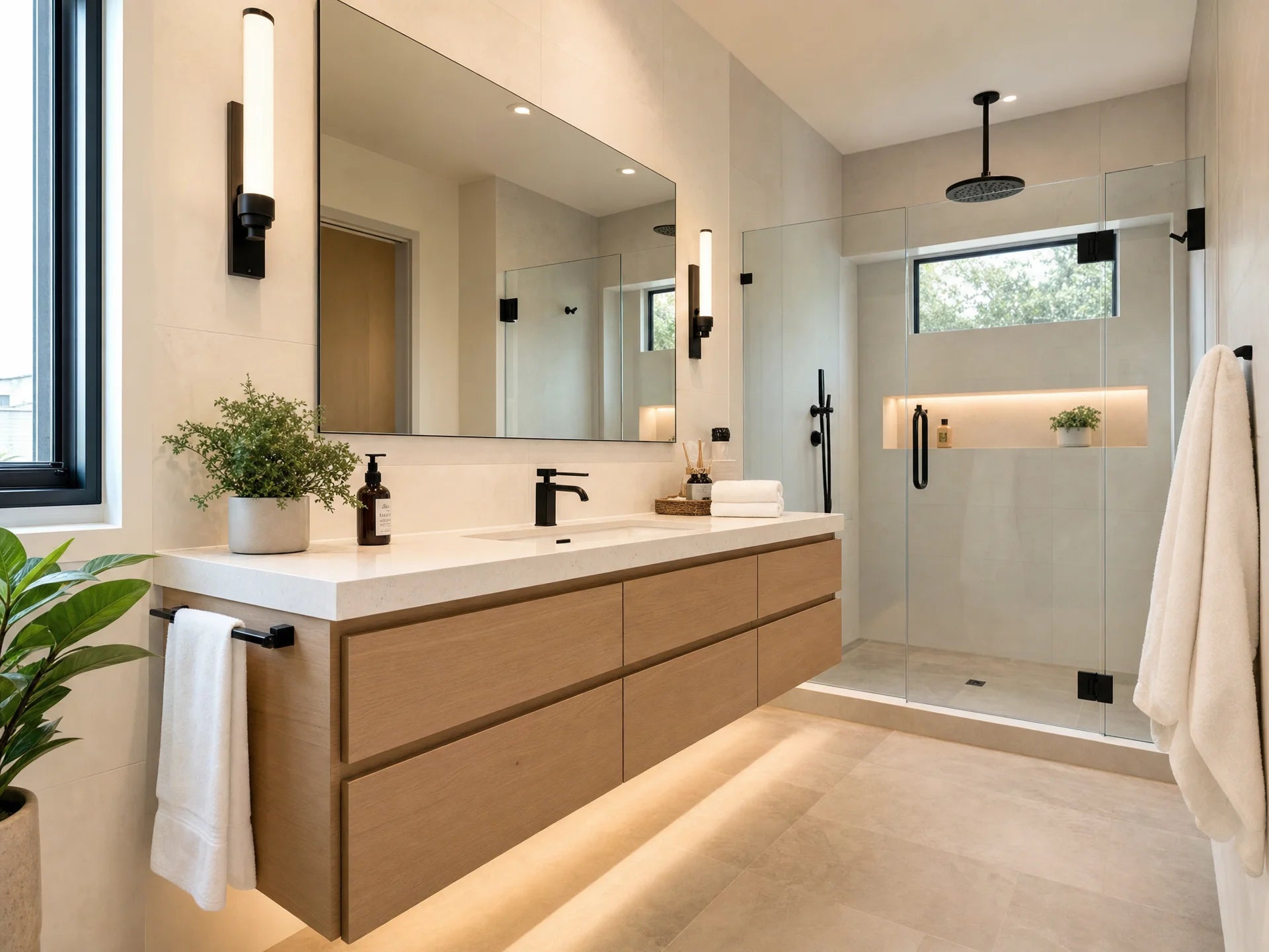 Floating Bathroom Vanities: Space-Saving Designs for Modern Bathrooms