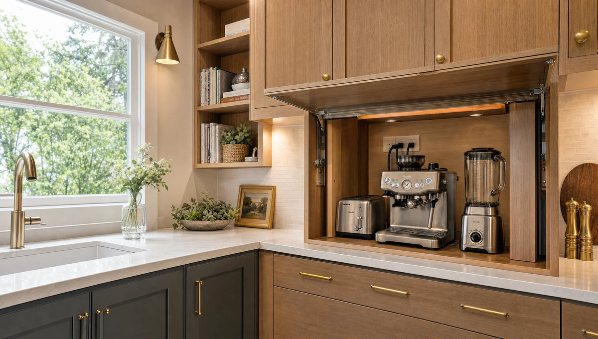 Kitchen Cabinet Appliance Garages: Smart Storage for Modern Counters