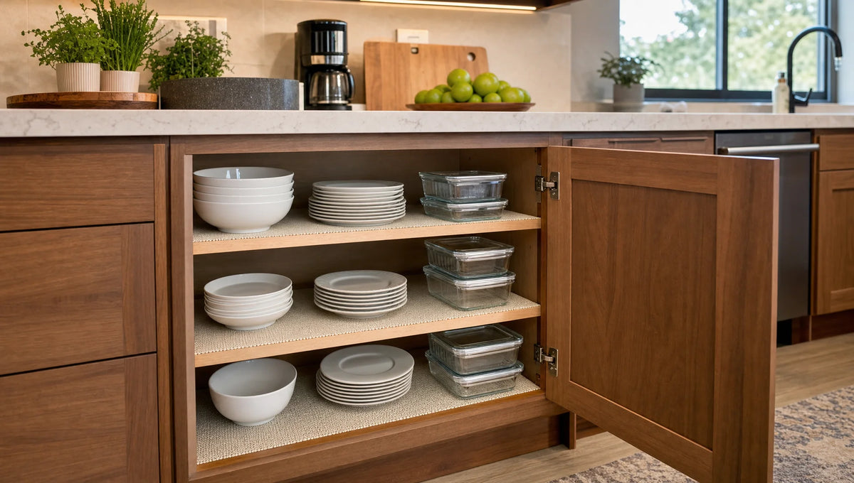 Kitchen Cabinet Shelf Liners: Protect Surfaces Without Trapping Moisture