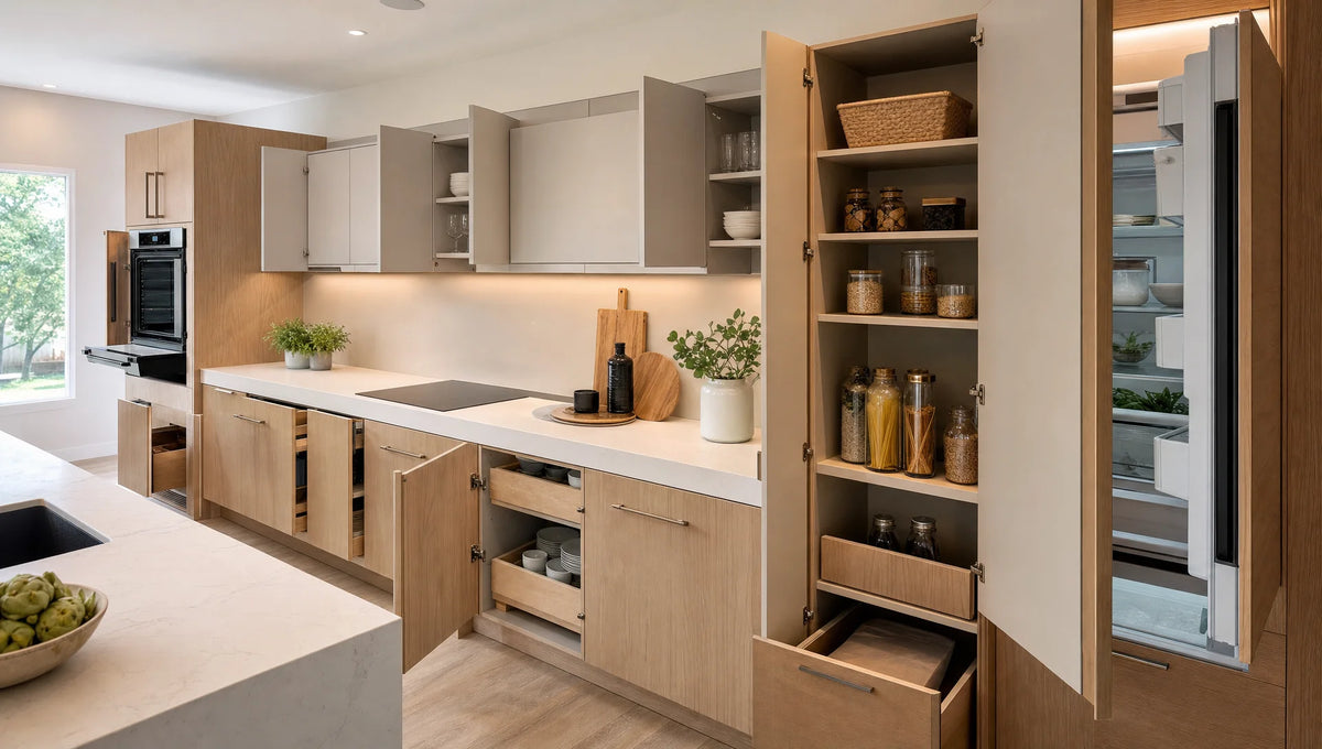 Kitchen Cabinet Depth: Standard Sizes for Base, Wall, and Pantry Cabinets