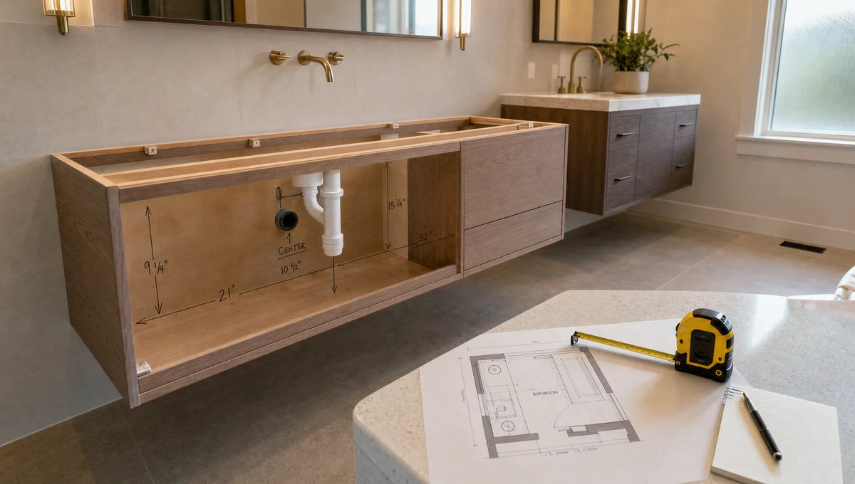 Bathroom Vanity Drain Location: Plan Plumbing for a Better Fit