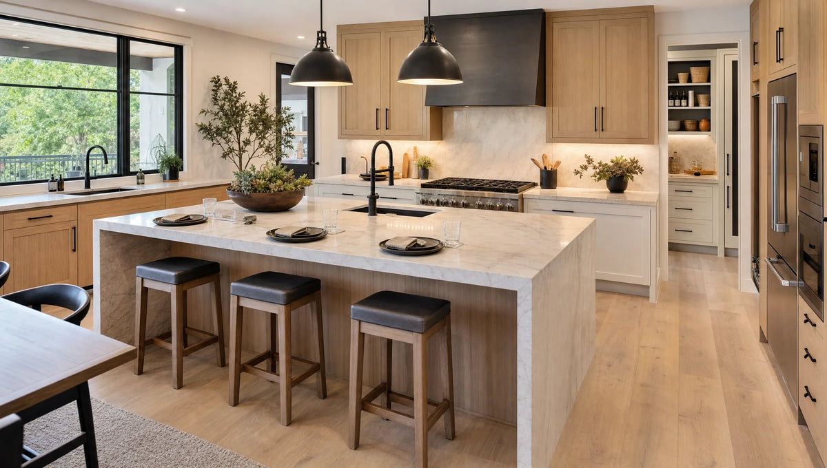 Kitchen island seating dimensions for comfortable everyday use