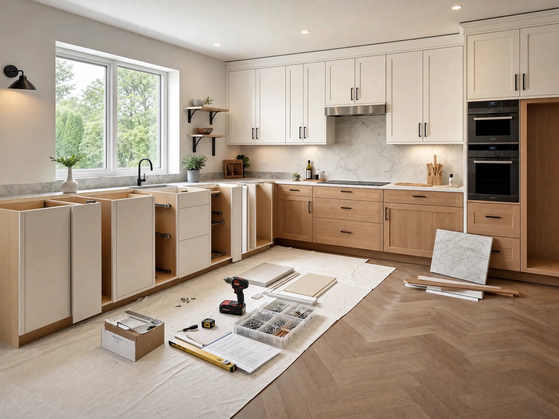 Should I Assemble RTA Cabinets Myself or Hire Someone?