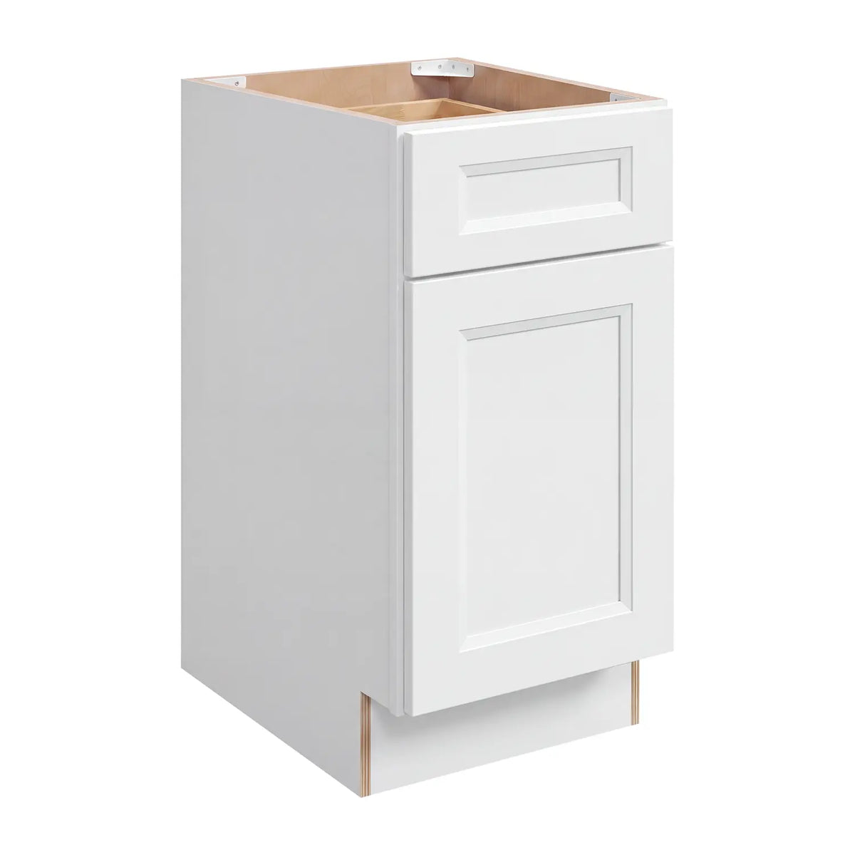 12”W Base Assembled Cabinet - White Recessed - Craft Cabinetry