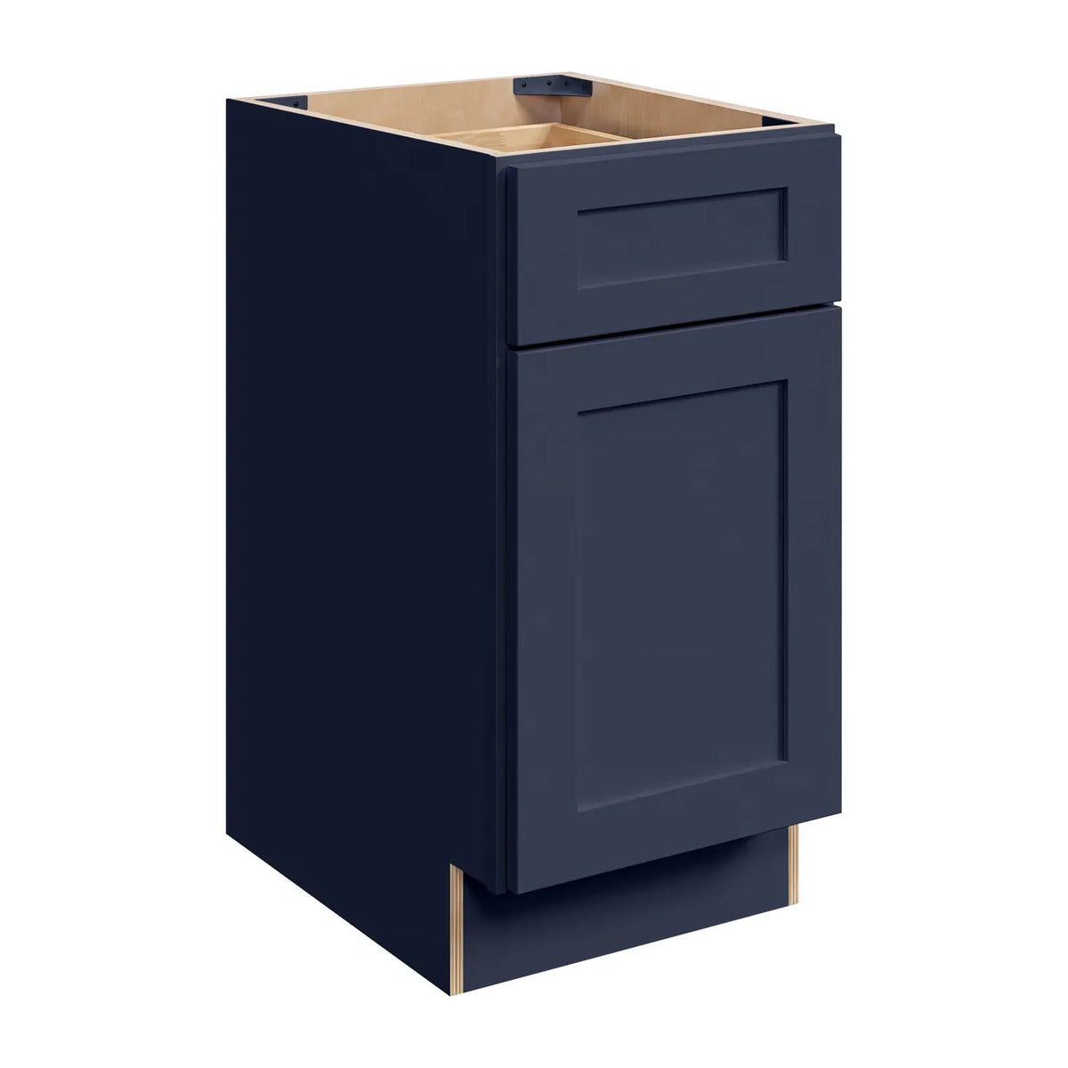 12”W Base Assembled Cabinet - Navy Shaker - Craft Cabinetry