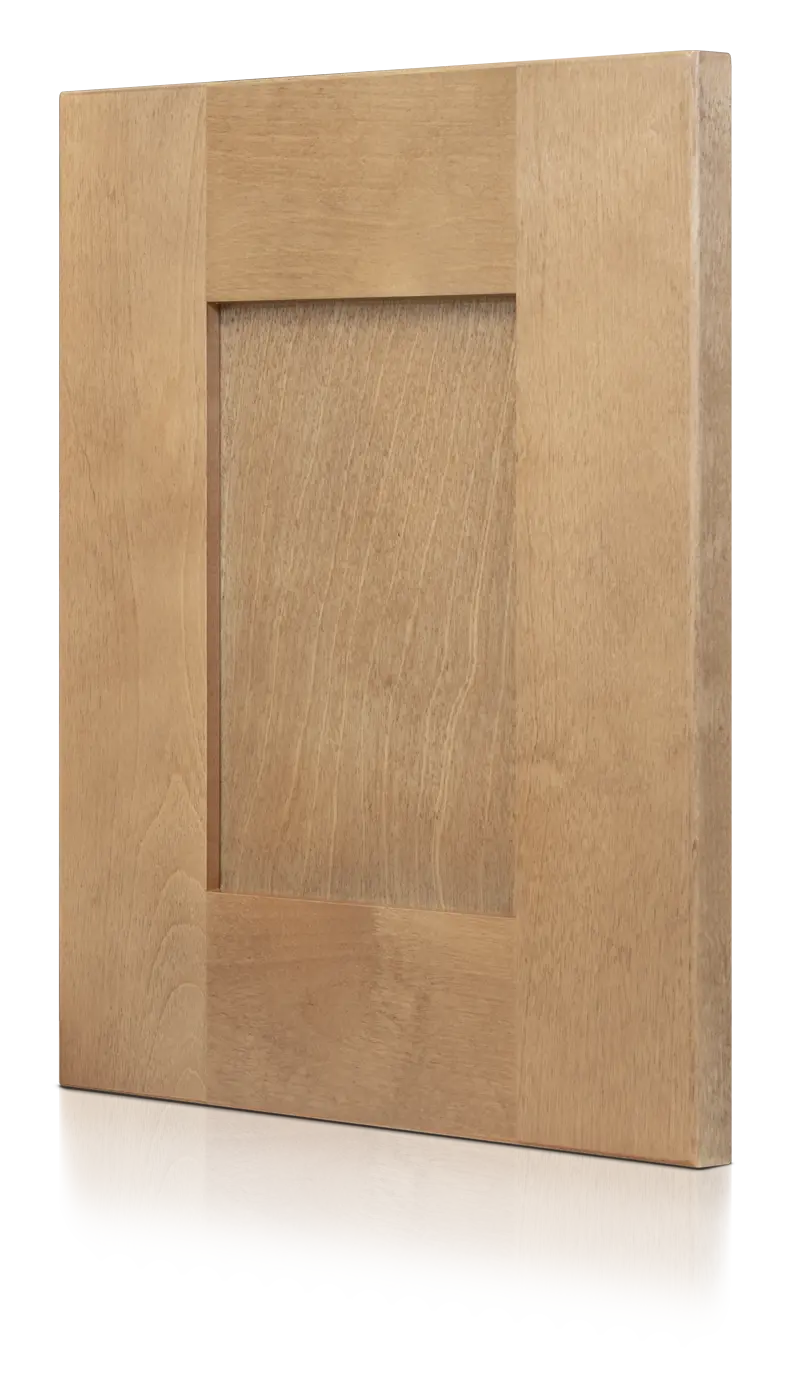 Natural Shaker Door Sample - RTA Cabinets - Craft Cabinetry