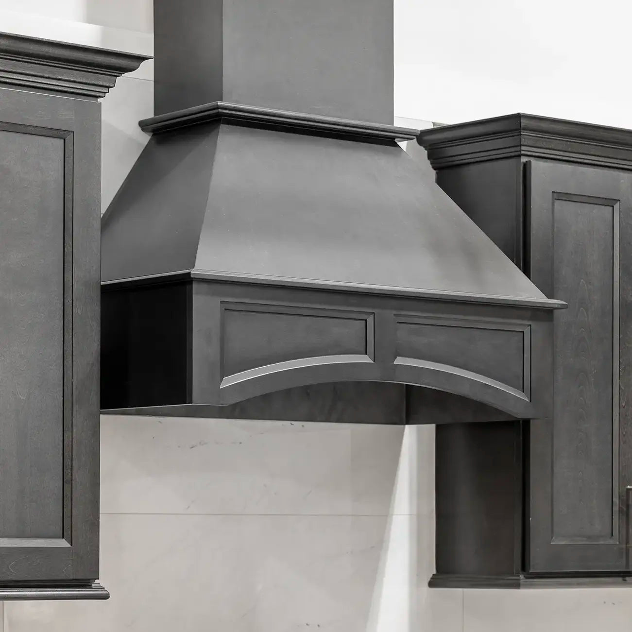 30" Hood - Dark Gray Recessed - Craft Cabinetry