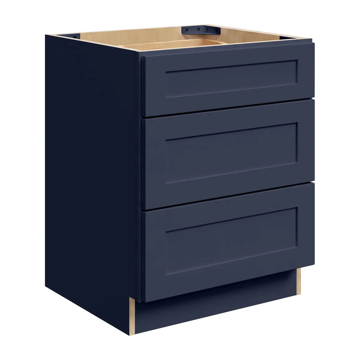 18”W Vanity Drawer Base Assembled Cabinet - Navy Shaker - Craft Cabinetry
