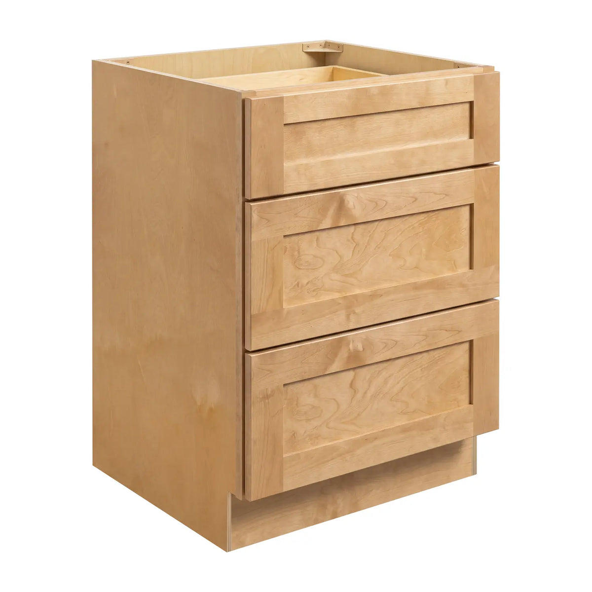 36”W Drawer Base Assembled Cabinet - Natural Shaker - Craft Cabinetry