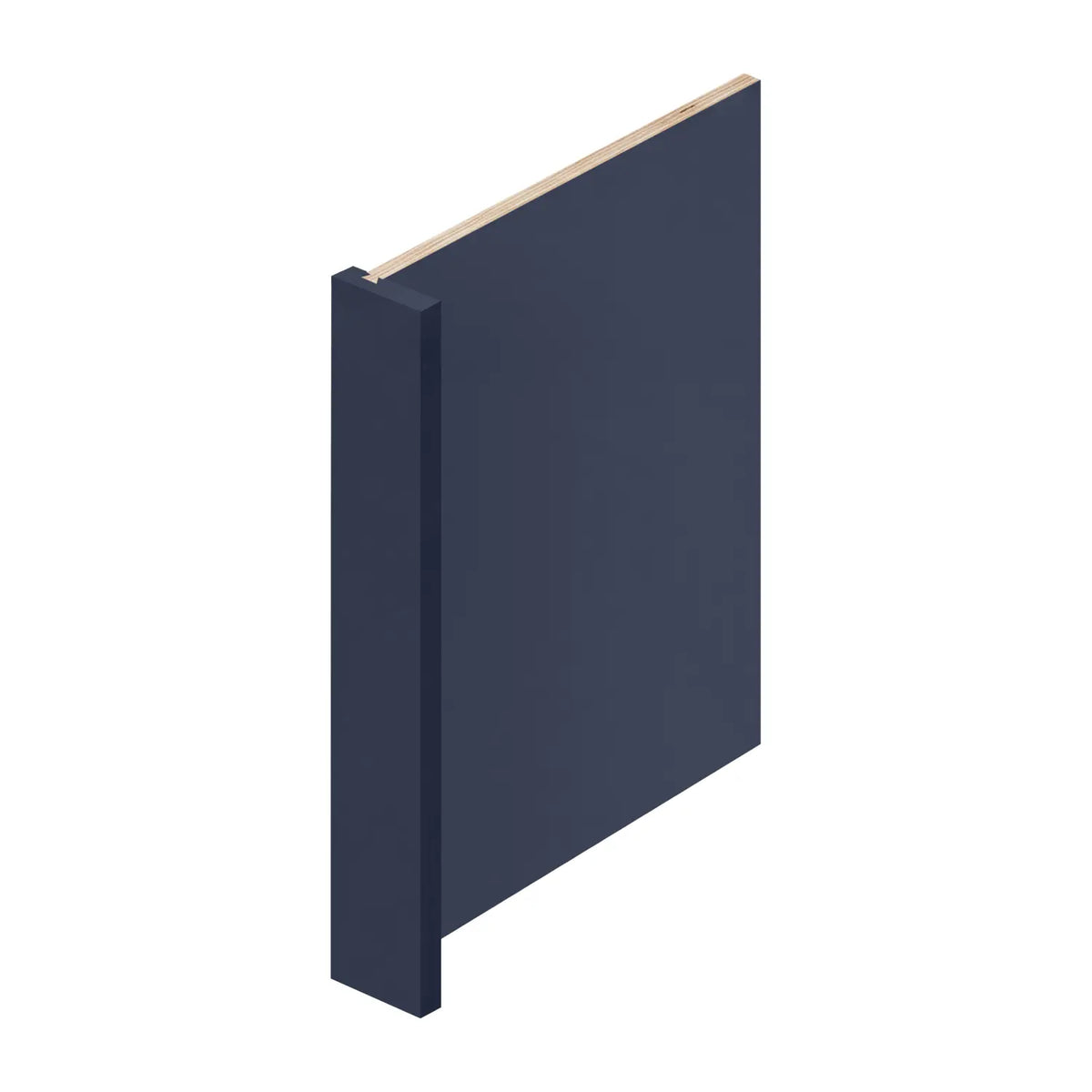 Dishwasher End Panel with 3" Filler - Navy Shaker - Craft Cabinetry