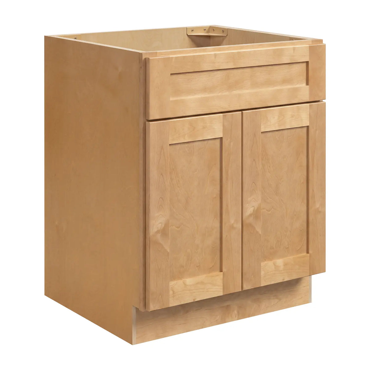 30”W Sink Cabinet - Natural Shaker - Craft Cabinetry