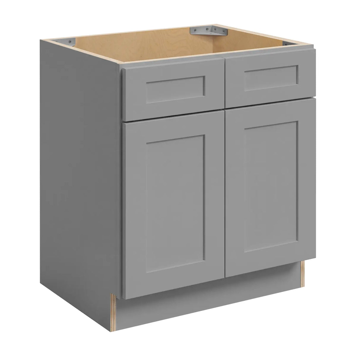 36”W Sink Cabinet - Gray Shaker - Craft Cabinetry