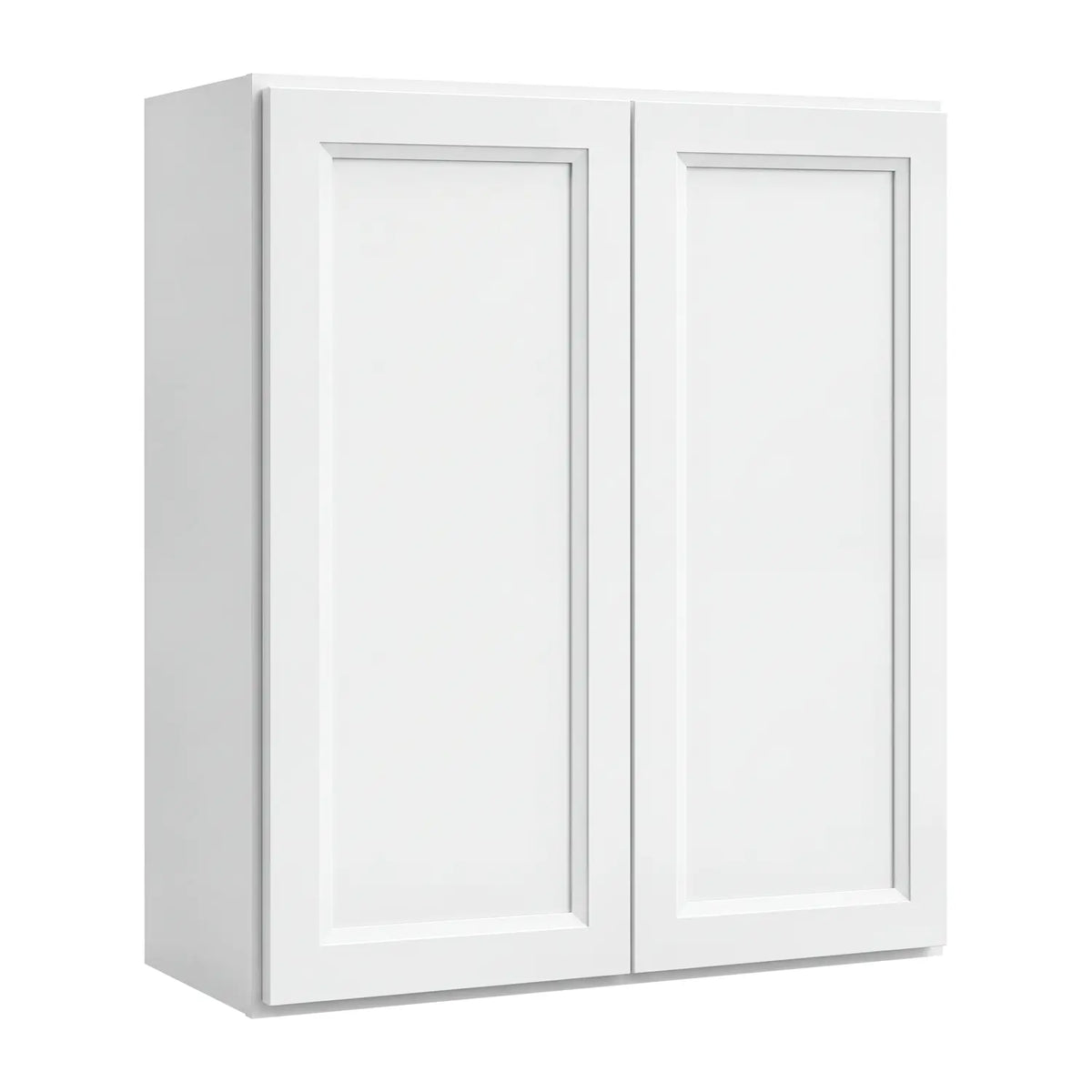 30”W x 42”H Wall Assembled Cabinet - White Recessed - Craft Cabinetry